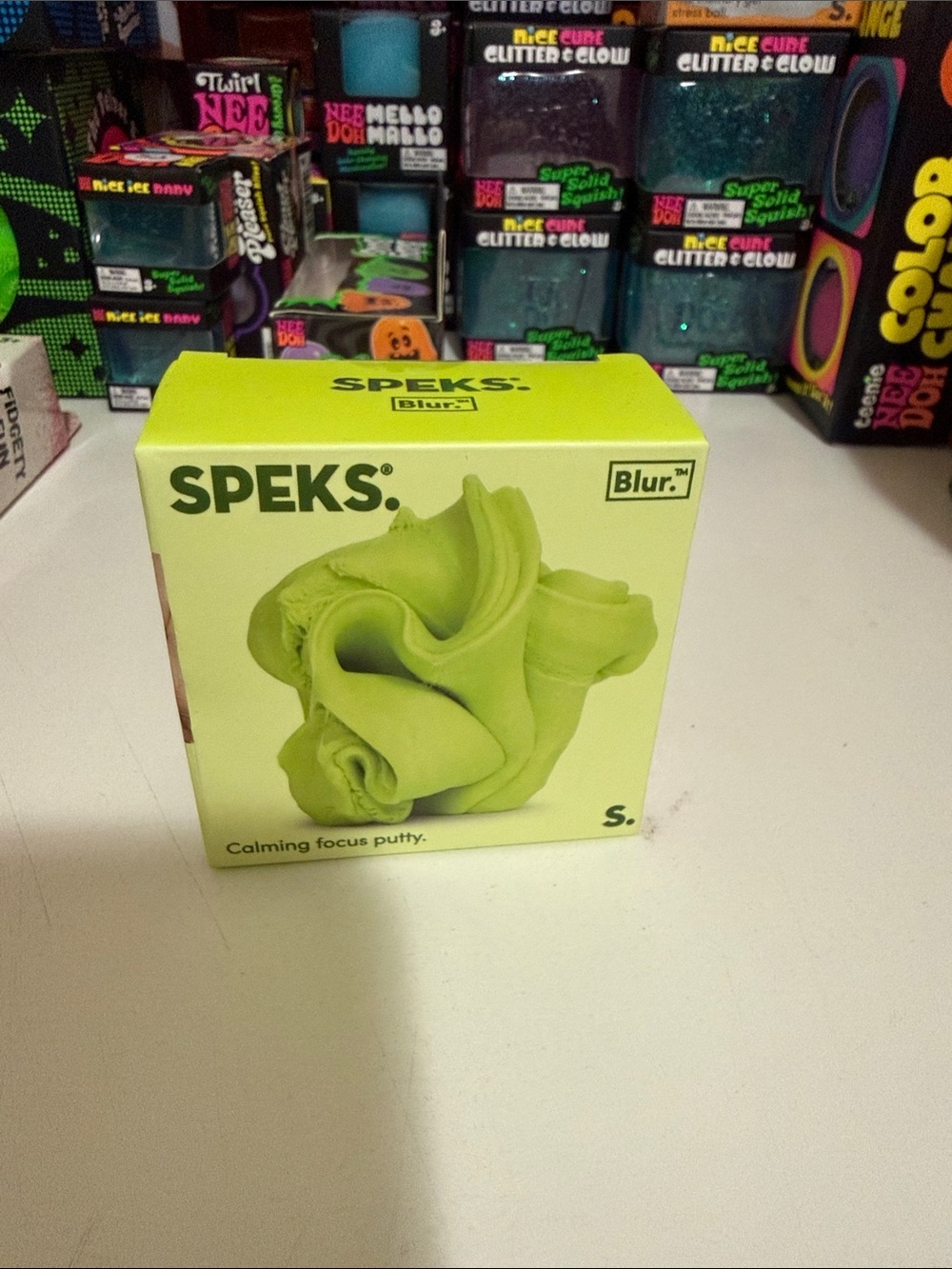 Speks Blur Calming Focus Putty - Citron